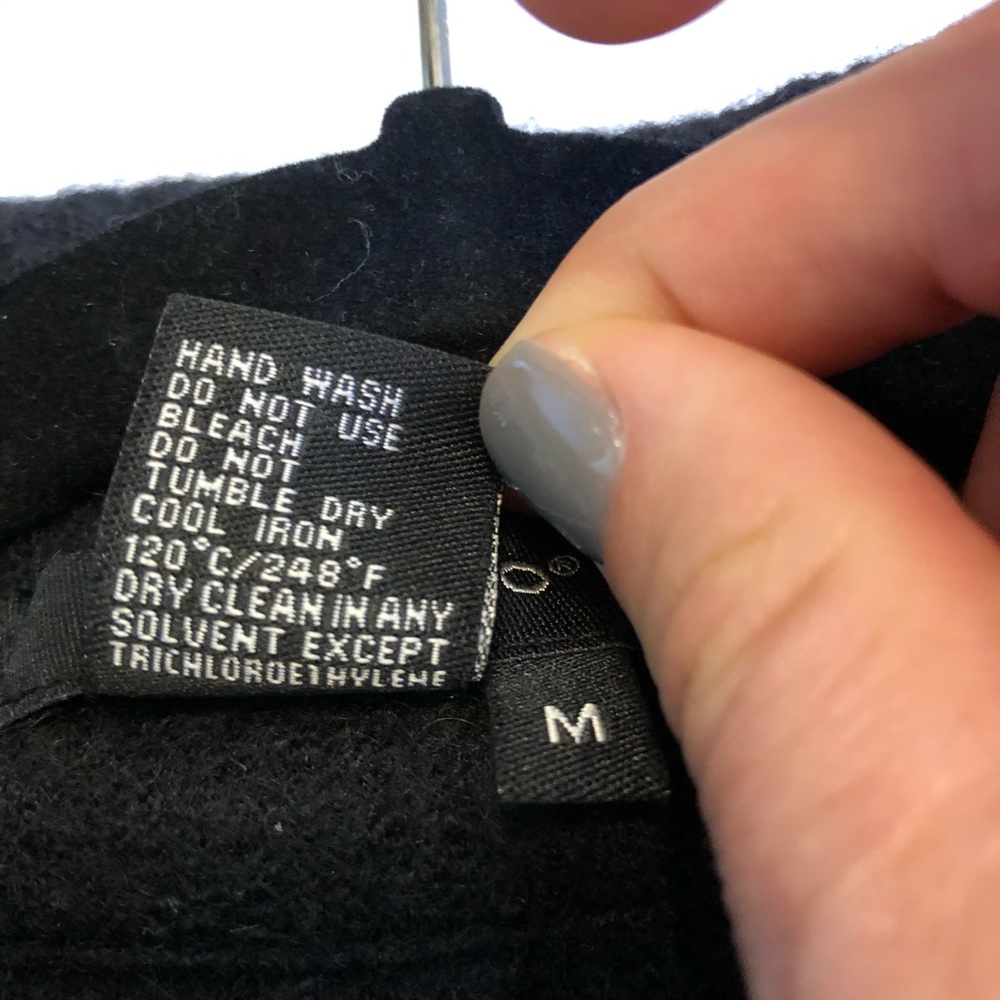 Sandro sportswear 100% black wool peacoat - Picture 7 of 7